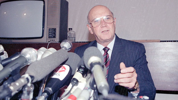 Mr FW de Klerk’s speech