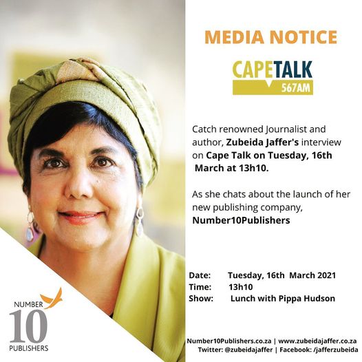 On the couch with Zubeida Jaffer | CapeTalk